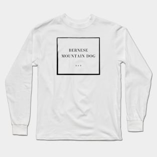 Bernese Mountain Dog Dad Long Sleeve T-Shirt